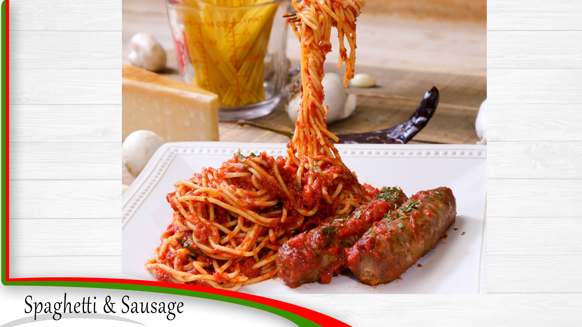 spaghetti-and-sausage